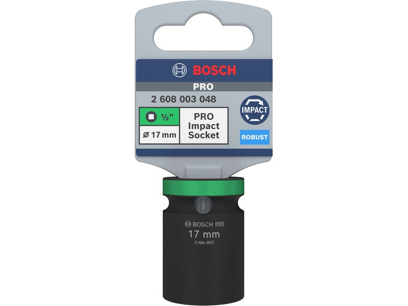 PRO Impact Socket Bosch, 1/2, 17mm, standardni, 2608003048
